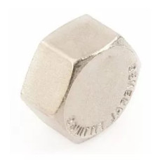 General Fittings Заглушка латунна 1 1/2" ВР Нікель (260041N140000A)