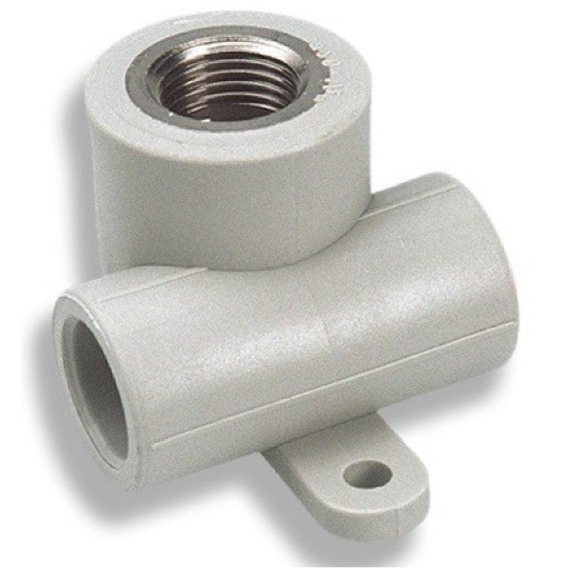 Wavin Трійник з ВР та кріпленням 25/1/2" (SNKP02520X)