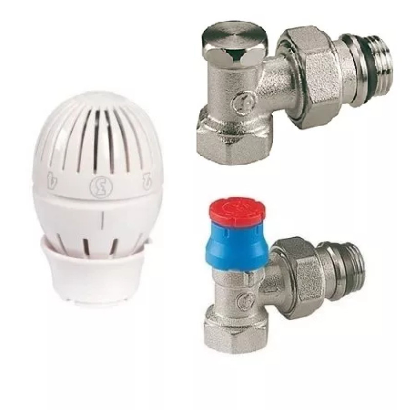 Giacomini Комплект термостатичний, кутовий, бокове підключення, 1/2 вр (R470FX033)