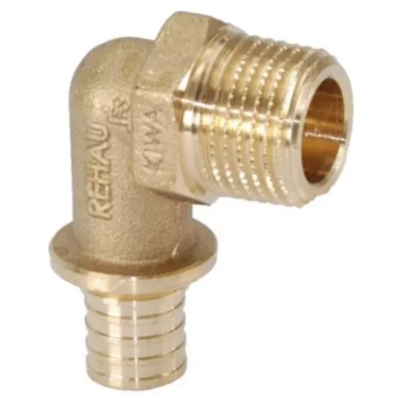 REHAU Кутник RAUTITAN перехідний з зовнішньою різьбою 20-R 1/2" (LX) (168162001)