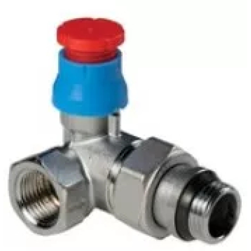 Giacomini Кутовий термостатичний клапан 2-площинний, розмір 3/8 "x 3/8" - лев. (R403X052)