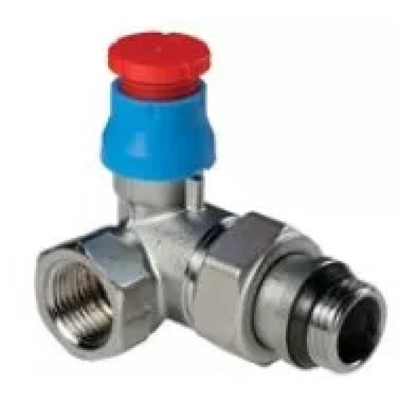 Giacomini Кутовий термостатичний клапан 2-площинний, розмір 1/2 "x 1/2" - лев. (R403X054)