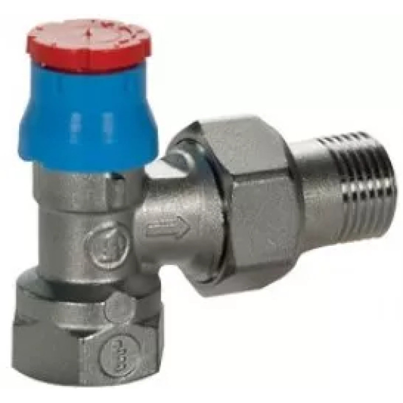 Giacomini Кутовий термостатичний клапан зі збільшеним проходом, розмір 1/2 " (R401DX003)