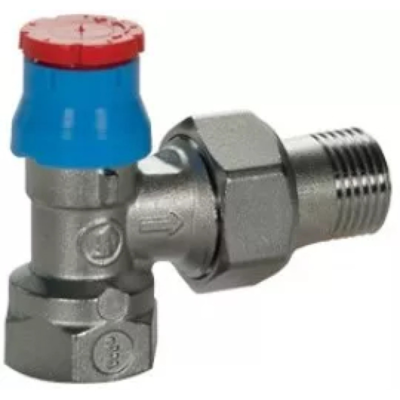 Giacomini Кутовий термостатичний клапан зі збільшеним проходом, розмір 3/4 " (R401DX004)