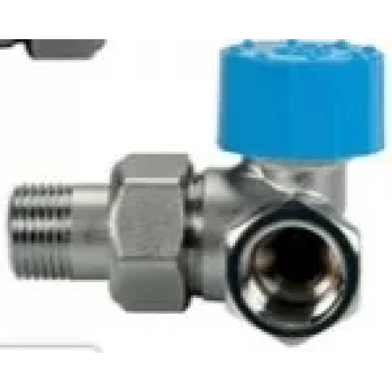 Giacomini Кутовий термостатичний клапан 2-площинний з різьб. підключенням термоголовки, розмір 1/2 "- прав. (R403HX033)