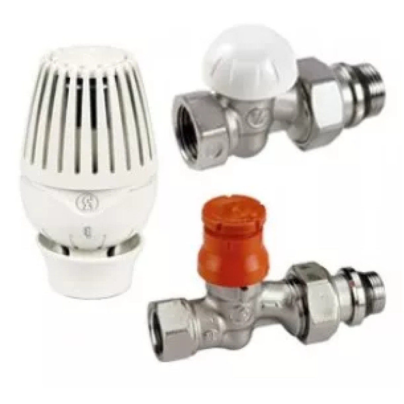 Giacomini Комплект термостатичний c попереднім налашт. (без коробки), розмір 1/2 "- прям. (R460PF013)