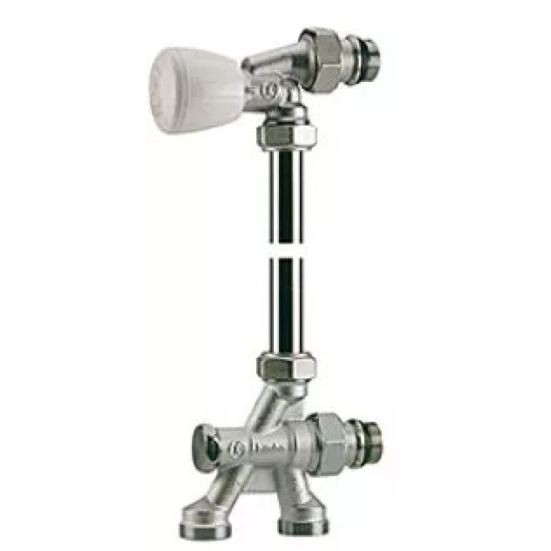 Giacomini Мікрометрична термостатичні група для двотрубних систем з кутовим клапаном, розмір 1/2 "x 16 (R438X062)