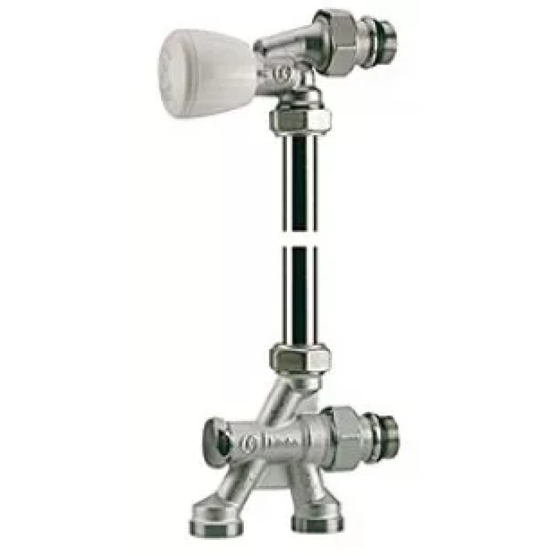 Giacomini Мікрометрична термостатичні група для однотрубних систем з кутовим клапаном, розмір 1/2 "x 18 (R436X063)