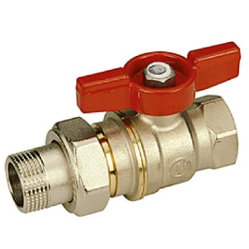 Giacomini Кран кульовий з американкою прямий 1 1/4" ЗВ DADO © (R919X009)