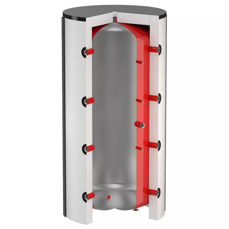 Flamco Буферна ємність для опалення PS 1000 діаметр 790 мм (мультибуфер) , без ізоляції (18885)