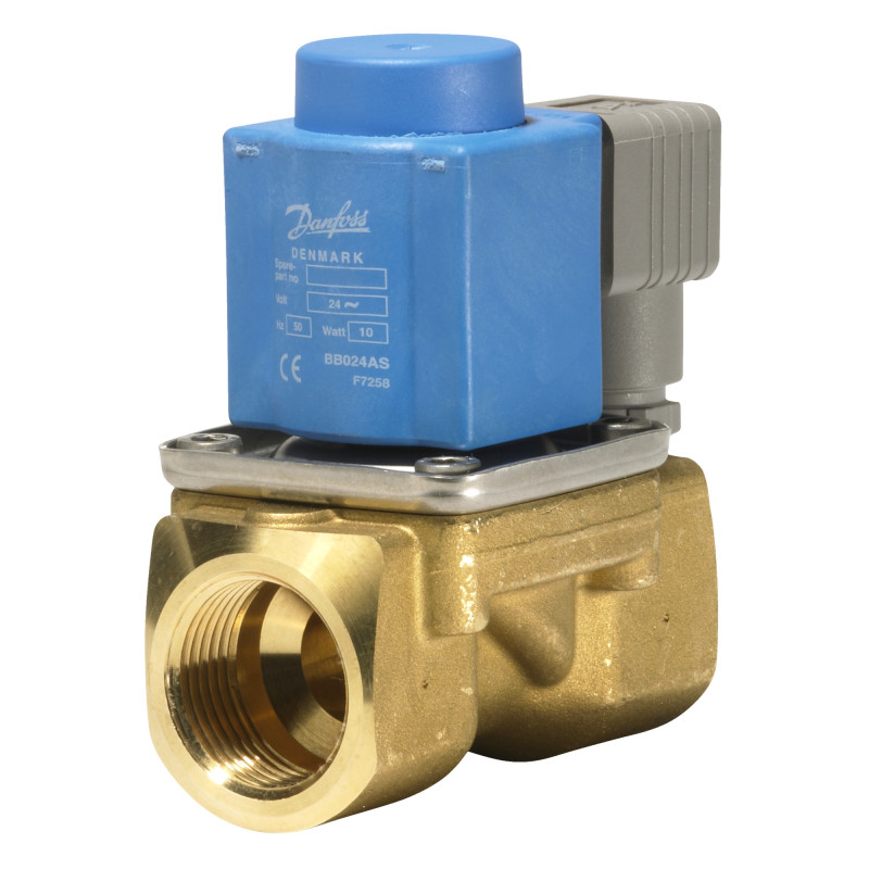 Danfoss Електромагнітний клапан, EV220B, НЗ, G, 1, NBR, 230 В