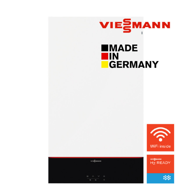 Viessmann Двухконтурный конденсационный газовый котёл Vitodens 100-W B1KF-19 3,2-19 кВт (7544693)