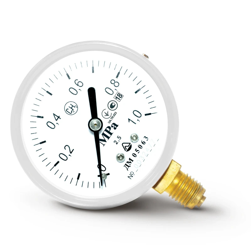 Манометр ДМ 05063-4 МПа -кл.2,5-01 - C2H2Артикул: 101024