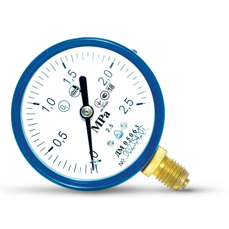 Манометр ДМ 05063-25 МПа -кл.2,5-01 - О2Артикул: 101030