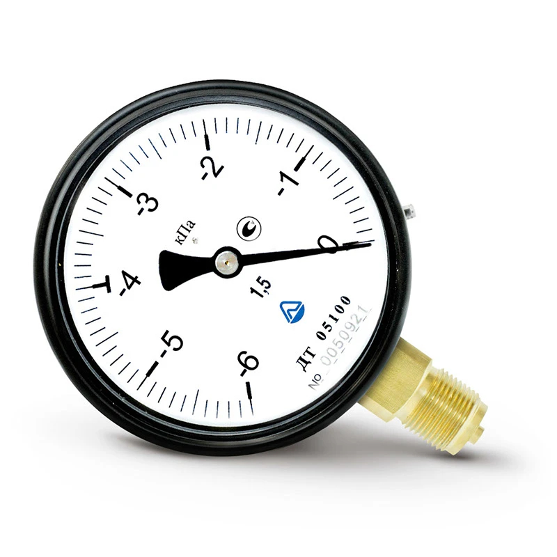 Тягомер ДТ 05100-(- 6. .. 0 кПа)-кл.1,5 - 02Артикул: 103000