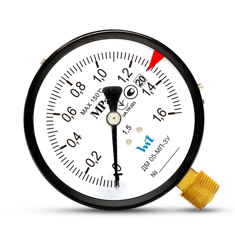 Манометр ДМ 05-МП-3У-1,6МПа-кл.1,5-01Артикул: 101050