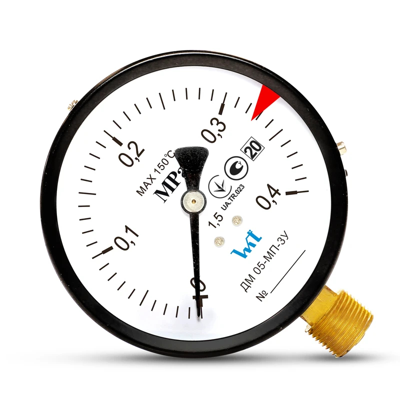 Манометр ДМ 05-МП-3У-0,4МПа -кл.1,5-01Артикул: 102378