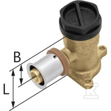 KAN-therm Настенное колено press 20x1/2  (1009285062)