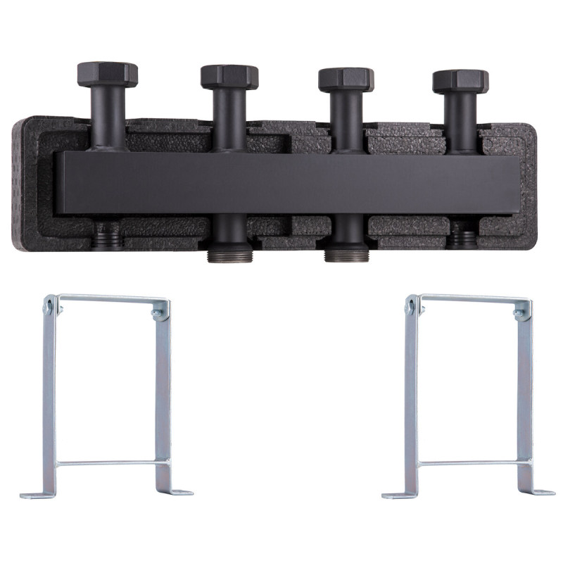 BARBERI Распределитель для отопления с кронштейнами 1"1/2 M X 1"1/2RN на 3 насосных групп (P72040003)