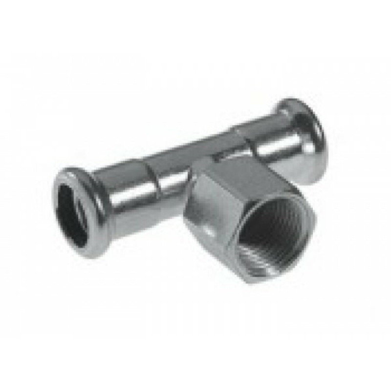 KAN-therm Тройник 18×Rp½×18 press Steel (620282.3)