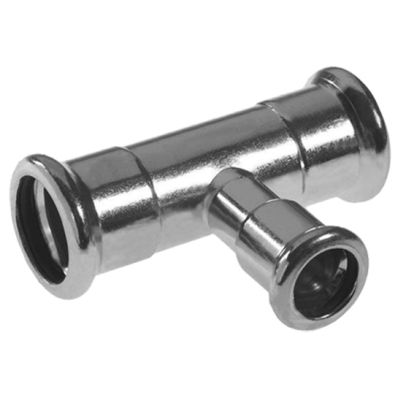 KAN-therm Тройник 22×18×22 press Steel (620261.4)