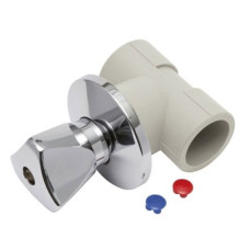 KAN-therm Запірний прохідний вентиль для зкритого монтажу з нік. маховиком 32 (1209280008)