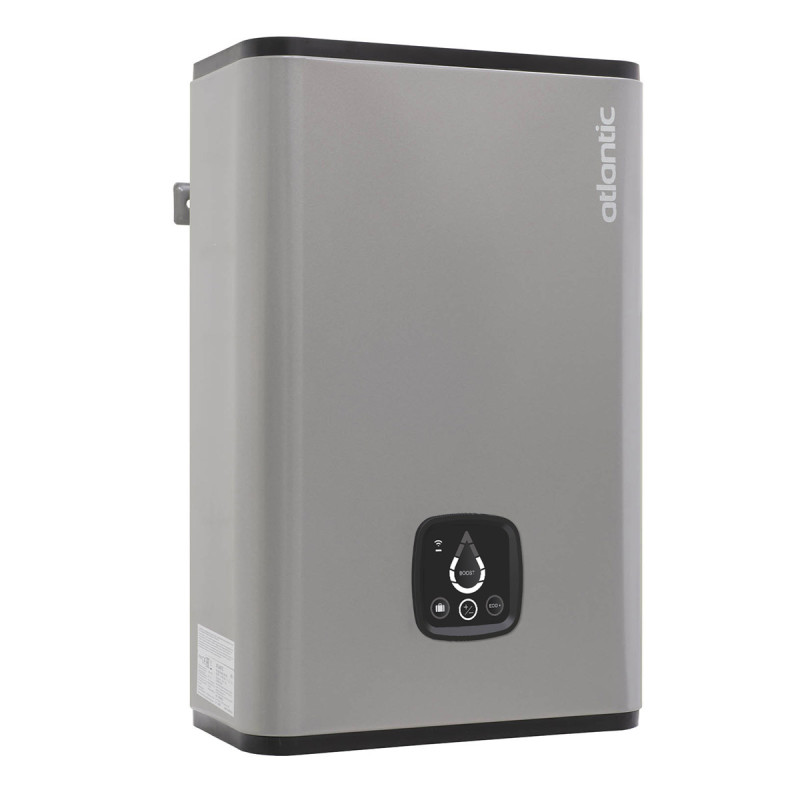 Atlantic Водонагрівач (бойлер) електричний Vertigo Steatite WI-FI 50 ES-MP0402F220-S WD (2250W) silver 80 літрів (831217)