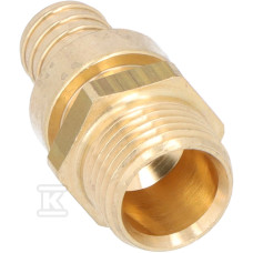 KAN-therm З'єднувач Push з манжетою з зовнішньою різьбою 18x2,5 G1/2" (1109045015) (1109045015)