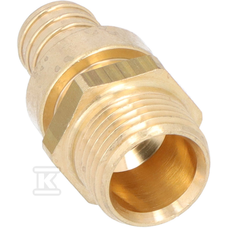 KAN-therm З'єднувач Push з манжетою з зовнішньою різьбою 18x2,5 G1/2" (1109045015) (1109045015)