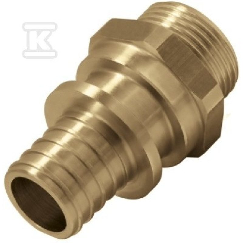 KAN-therm З'єднувач Push з манжетою з зовнішньою різьбою 25x3,5 G1" (1109042035) (1109042035)