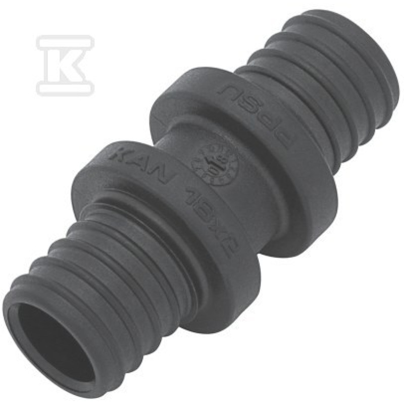 KAN-therm З'єднувач двосторонній Push PPSU 18x2,5 (1109042005) (1109042005)