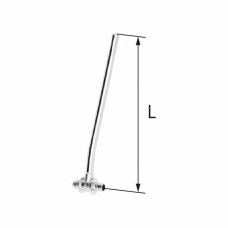 KAN-therm Трійник редукційний Push з нікельованою трубкою Cu15, Lmin= 750 мм 18x2/25x3,5 правий (1109261028) (1109261028)