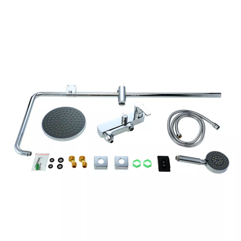 GAPPO Душова система G2402, вилив - перемикач на лійку, хром