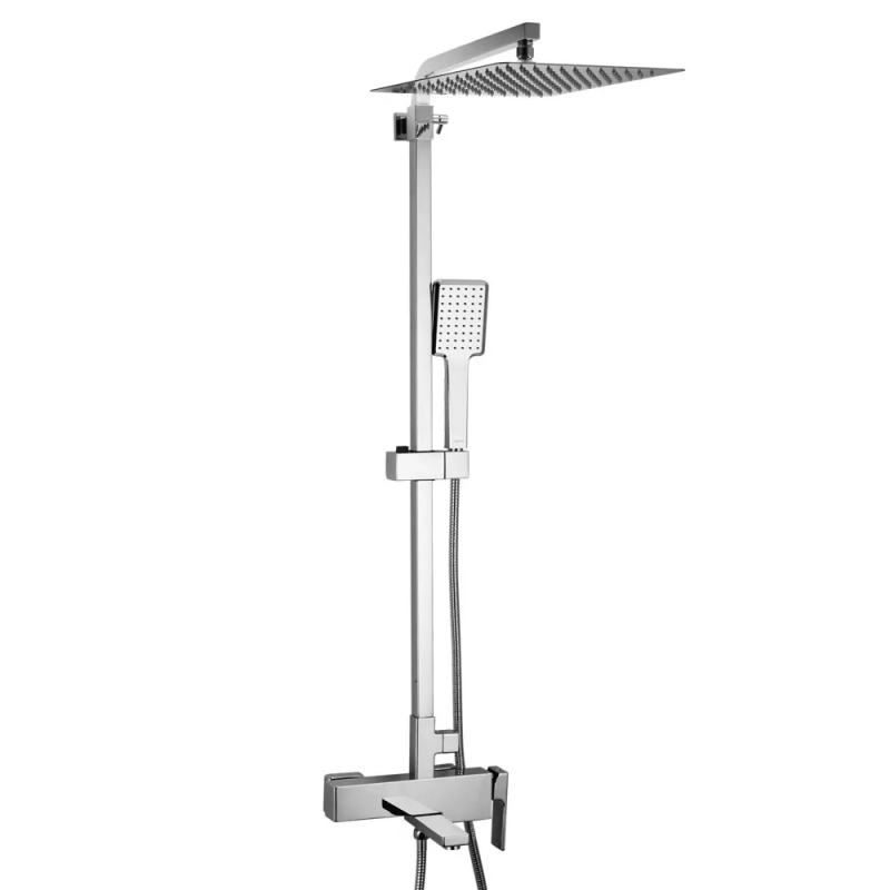 GAPPO Душова система G2418, вилив - перемикач на лійку, хром