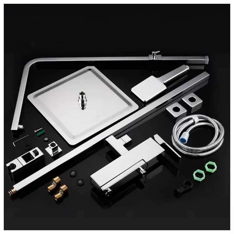 GAPPO Душова система G2418, вилив - перемикач на лійку, хром