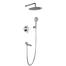 GAPPO Вбудована душова система G7104, вилив - перемикач на лійку, 3-функції, хром