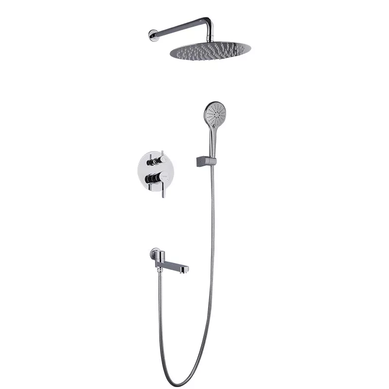 GAPPO Вбудована душова система G7104, вилив - перемикач на лійку, 3-функції, хром