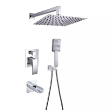 GAPPO Вбудована душова система G7107-20, вилив - перемикач на лійку, 3-функції, хром