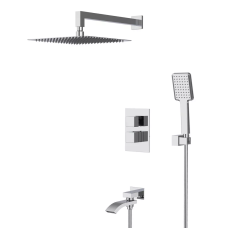 GAPPO Вбудована душова система G7107-40, вилив - перемикач на лійку, 3-функції, термостат