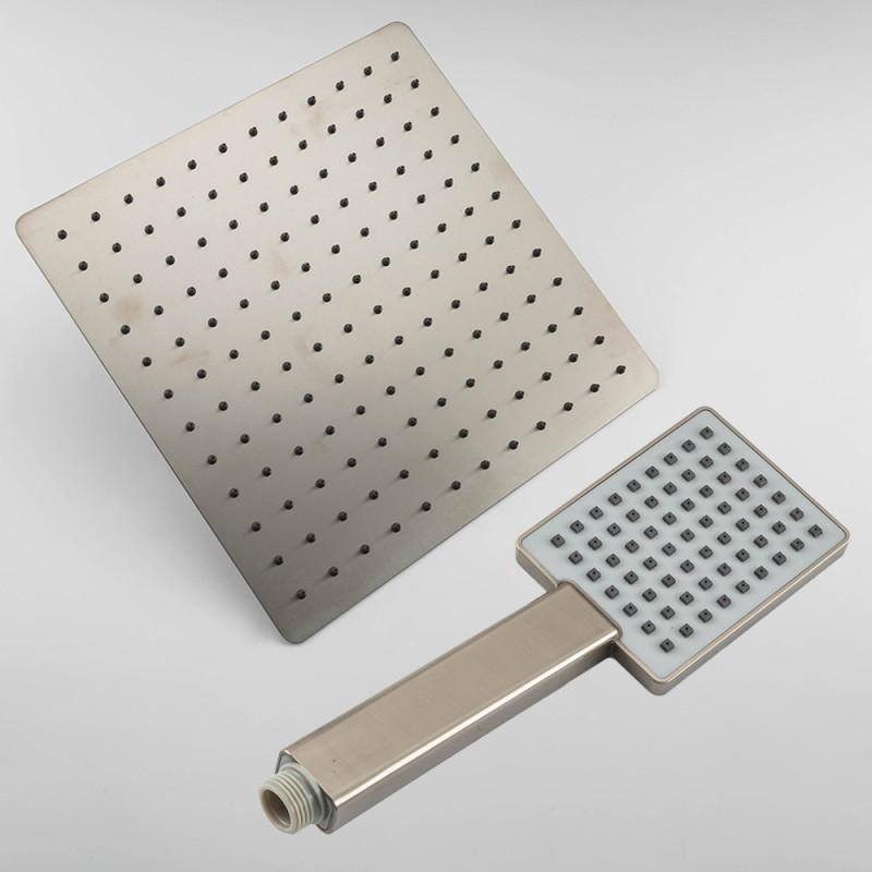 GAPPO Душова система з термостатом G2499-40, вилив - перемикач на лійку, 3-функції, нержавіюча сталь