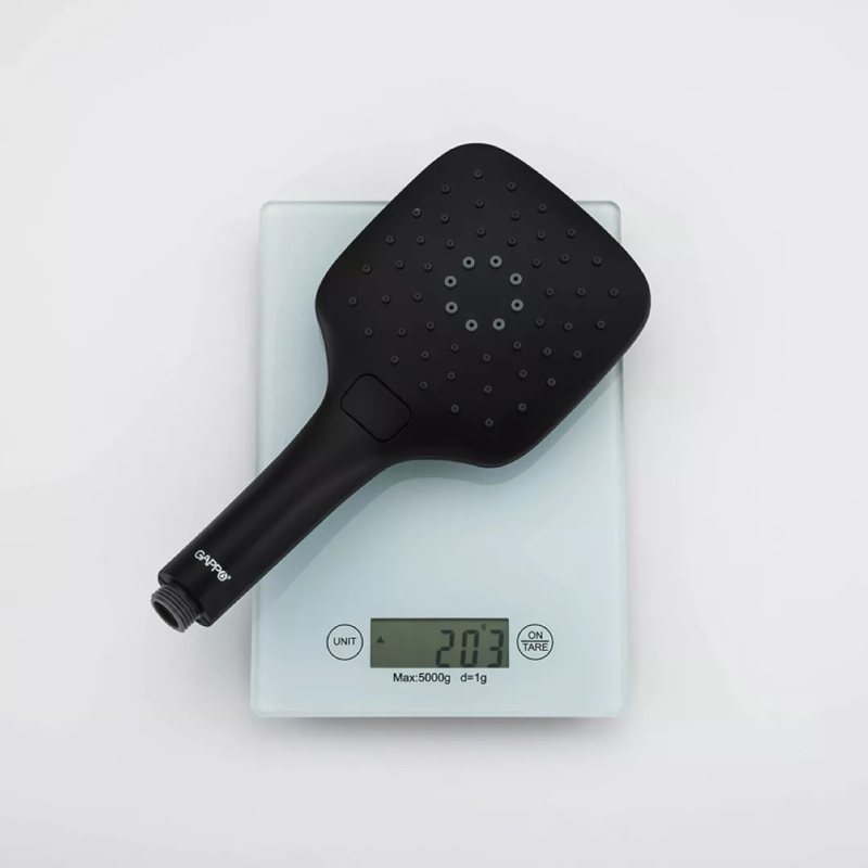 GAPPO Душова система G2407-6, вилив - перемикач на лійку, 3-функції, чорний