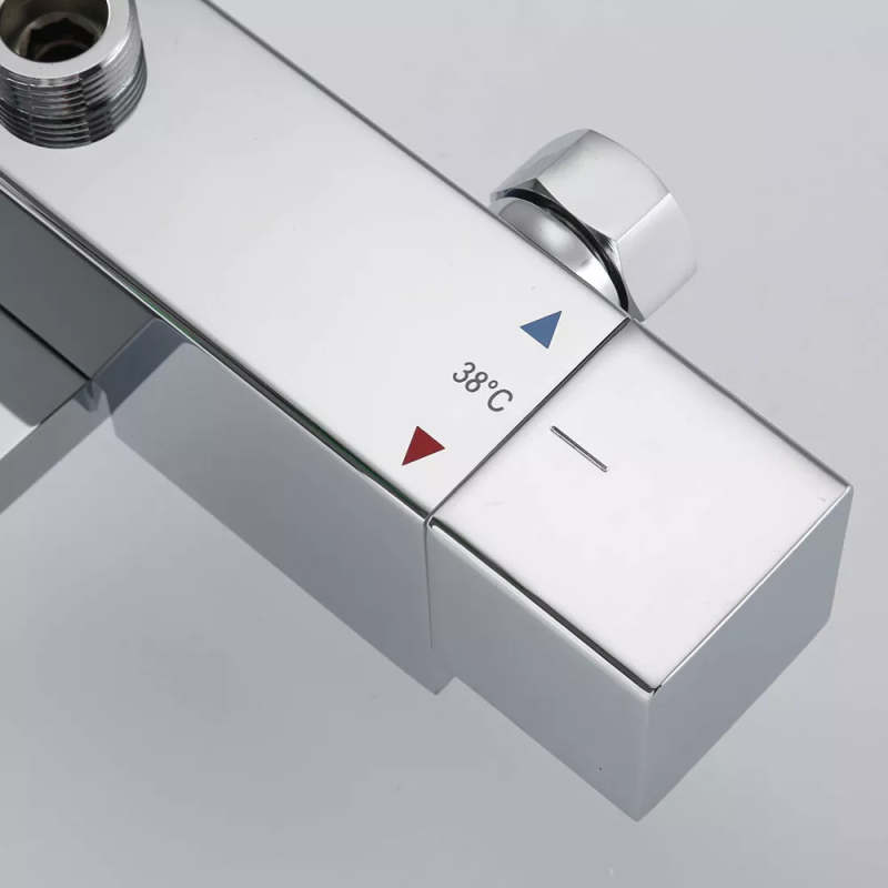 GAPPO Душова система з термостатом G2418-40, вилив перемикач на лійку