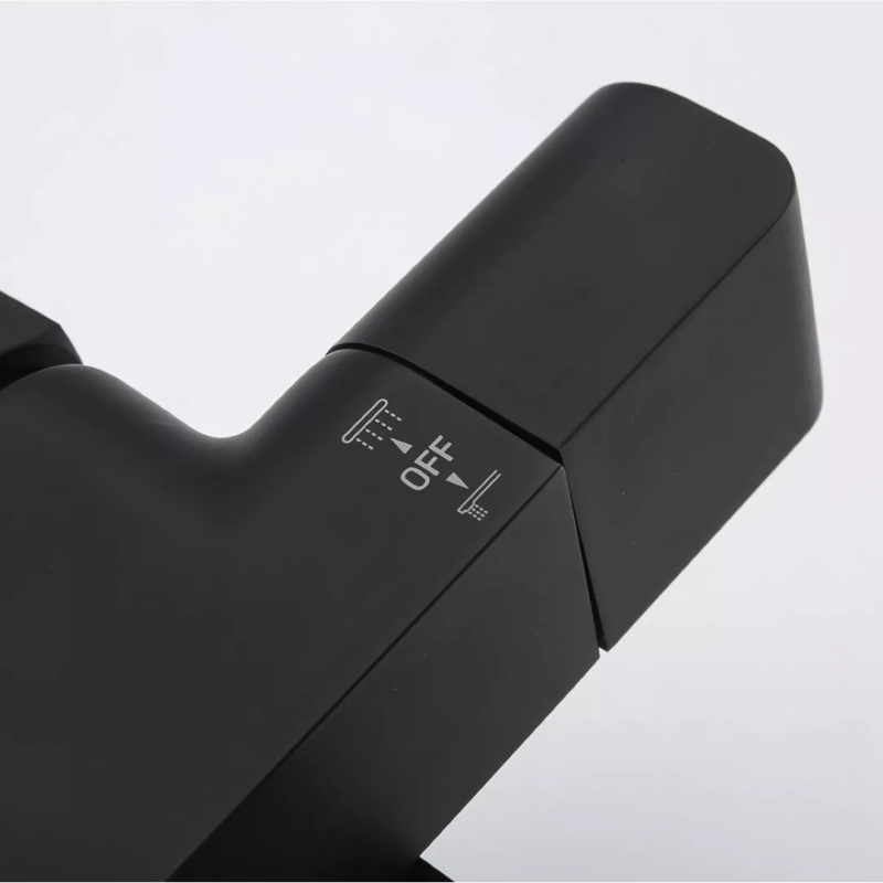 GAPPO Душова система з термостатом G2407-60 вилив - перемикач на лійку, 3-функції, чорний