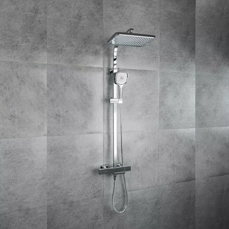 GAPPO Душова система з термостатом G2491-50, вилив - перемикач на лійку 3 режими