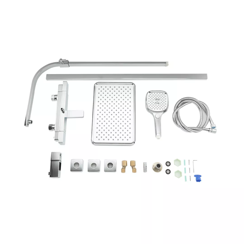 GAPPO Душова система з термостатом G2491-50, вилив - перемикач на лійку 3 режими