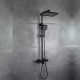 GAPPO Душова система з термостатом G2491-56, вилив - перемикач на лійку 3 режими