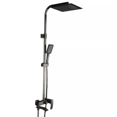 GAPPO Душова система G2407-9, вилив - перемикач на лійку, збройова сталь