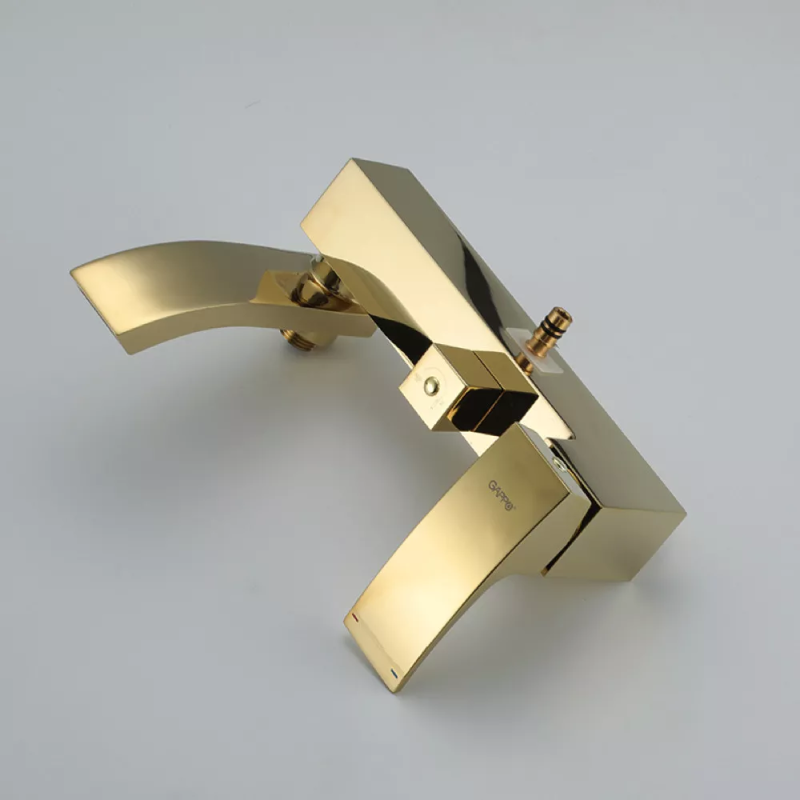 GAPPO Душова система G2407-3, вилив - перемикач на лійку, 3-функції, золото