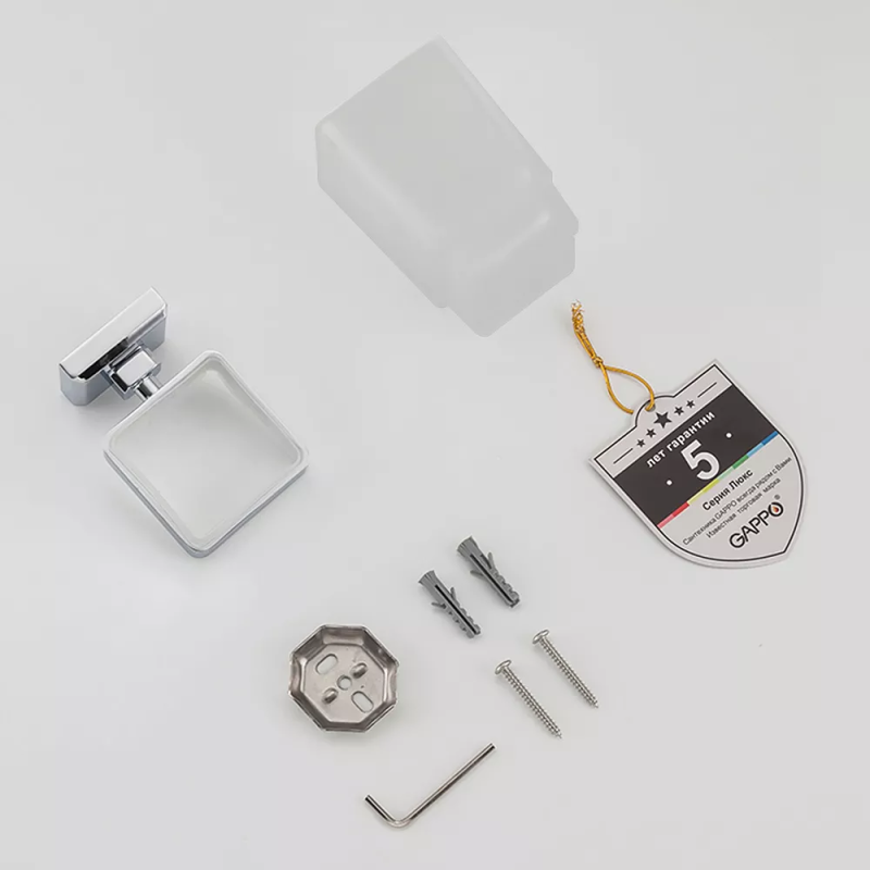 GAPPO Склянка-тримач для зубних щіток G3806, латунь, хром