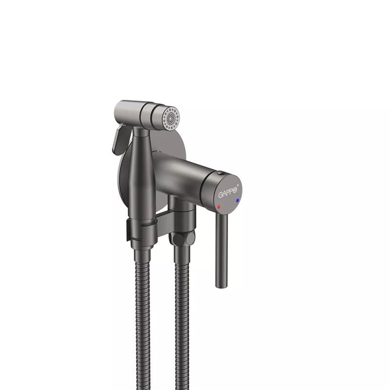 GAPPO Гігієнічний душ з вбудованим монтажем G7206-9, латунь, збройова сталь